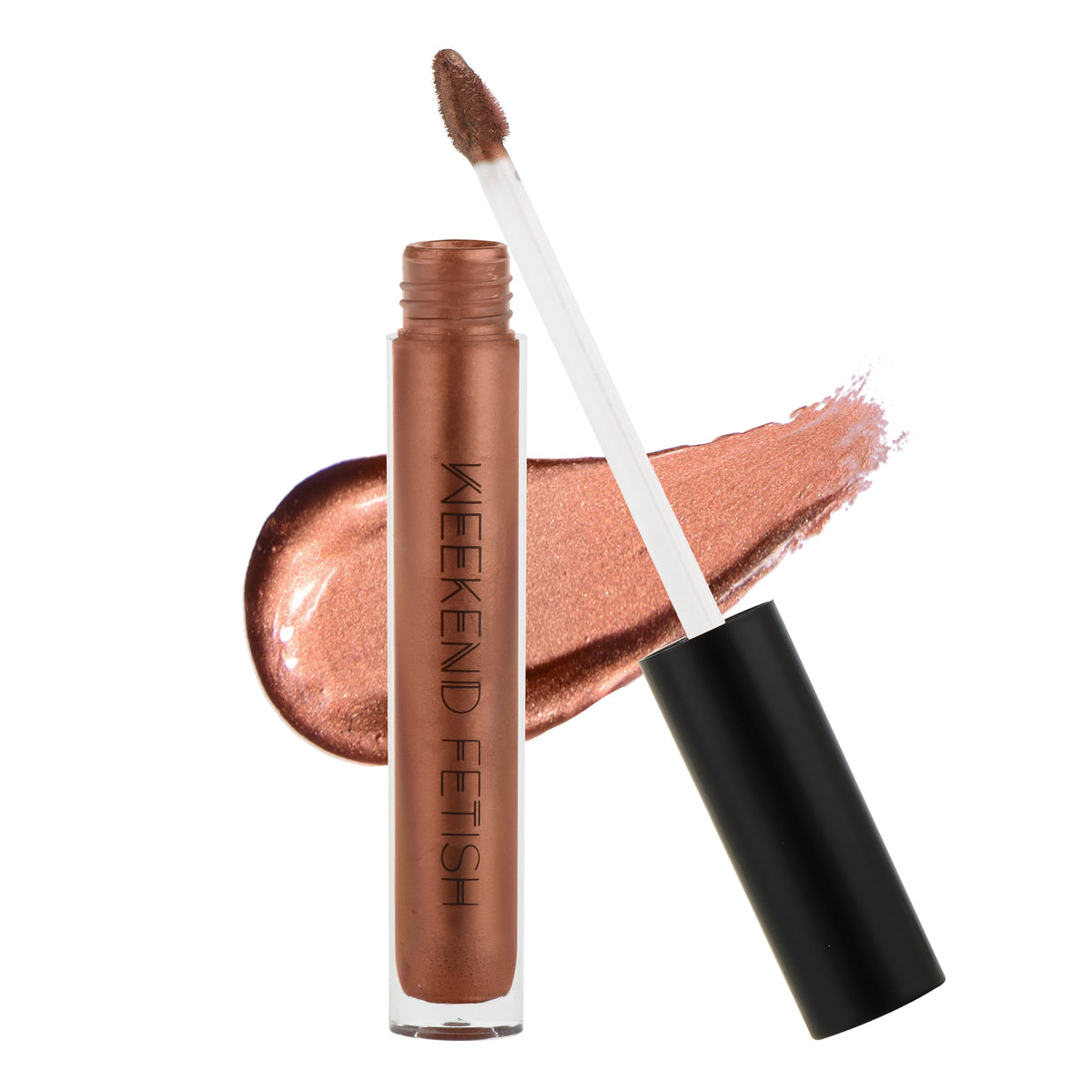 Weekend Fetish Lip Luster Lip Gloss in It's the Weekend, a golden brown shade